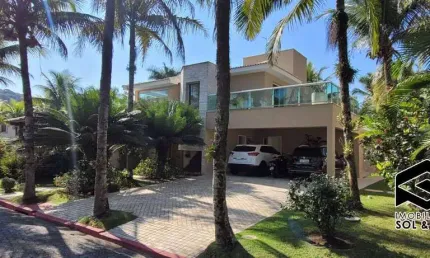 Casa em condomínio fechado com 5 quartos à venda na Rua Um, Balneário Praia do Pernambuco, Guarujá