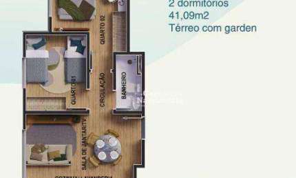 Apartamento com 2 dormitórios à venda, 41 m² por R$ 248.500,00 - Terras de Santa Helena - Jacareí/SP