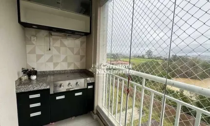 Apartamento com 2 dormitórios à venda, 63 m² por R$ 435.000 - Pagador de Andrade - Jacareí/SP