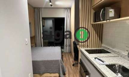 APARTAMENTO (STUDIO) MOBILIADO COM PARA LOCAÇÃO NO BROOKLIN  NA RUA SEMPRE VIVAS