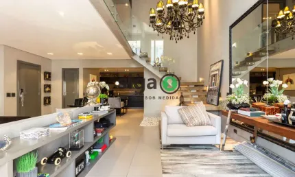 APARTAMENTO DUPLEX MOBILIADA A VENDA COM 2 DORMITORIOS SENDO SUITES EM MOEMA PASSAROS