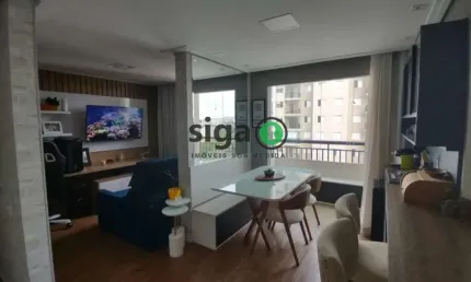 Excelente apartamento de 50metros, 1 dormitório, 1 vaga