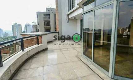 Cobertura a venda 416m², 5 dormitórios, sendo 4 suítes, 6 vagas, Vila Suzana.
