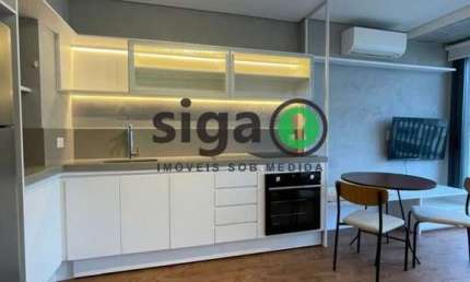 Apto com 1suite, 45m, 1 vaga, na Vila Madalena, totalmente mobiiado