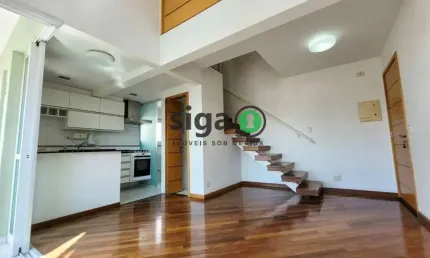 Apartamento Duplex em Moema - 60m², 2 quartos e 2 vagas á Venda.