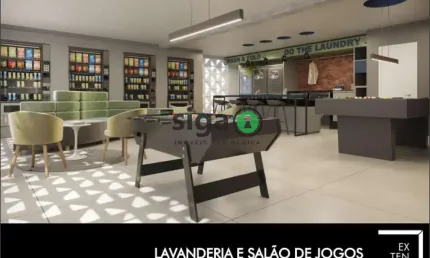 Apartamento 1 qu lazer completo brooklin, investimento na chucri zaidan