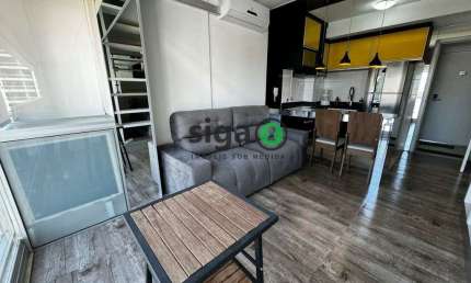 Apartamento mobiliado com 33m², Santo Amaro, NOVA BERRINI