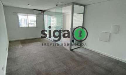 Sala comercial para LOCAÇÂO no Brooklin com 45m², sem mobilia
