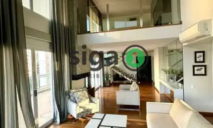 APARTAMENTO MOBILIADO PARA VENDA NO PANAMBY, TORRE UNICA, TRÊS VAGAS!