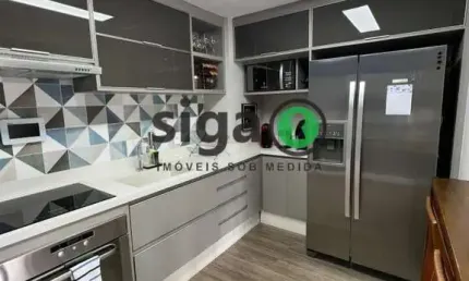 Apartamento com 2 quartos, 1 suite, com 68m², locação semi mobiliado em frente ao shopping eldorado