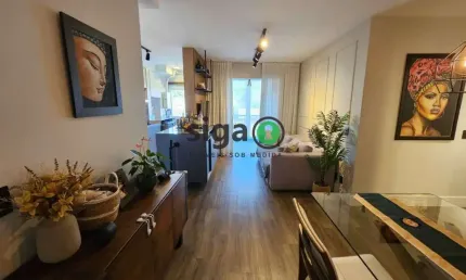Apartamento mobiliado e  recém reformado  á venda no Tatuapé 68m² /2 dormitórios