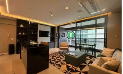 Apto para LOCAÇÂO ,MOBILIADO, com 77m²,1 suite, 2 vagas, no Brooklin