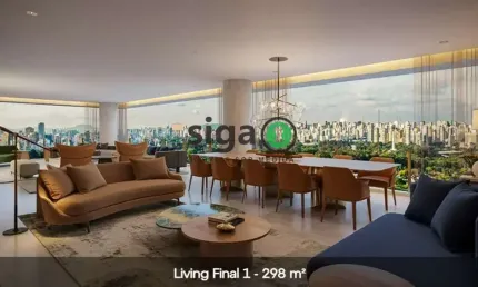 Apartamento para venda no ibirapuera 3 suítes, são paulo - sp
