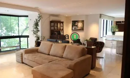 Apartamento com 4 quartos à venda na Avenida Ibijaú, 191, Moema, São Paulo