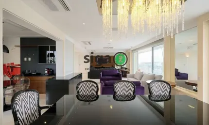 ITAIM BIBI: LUXO! 294/M², 03 SUÍTES, 05 VAGAS , LOCAÇÃO MOBILIADO.