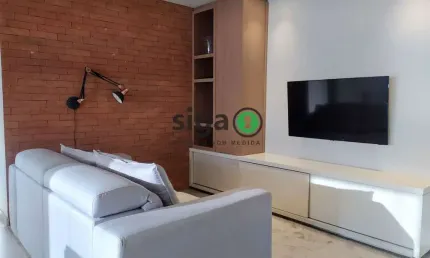 Apartamento para locação no brooklin - 69 m², 2 quartos,1 vaga, mobiliado