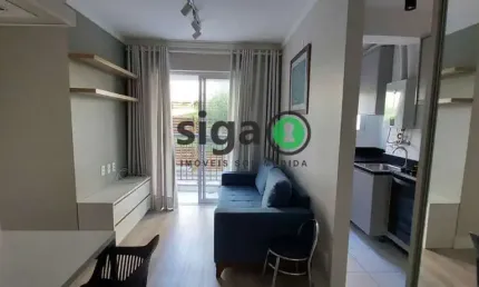 Próximo do shopping:  apto 2 dorms, novo, mobiliado, vaga e depósito.