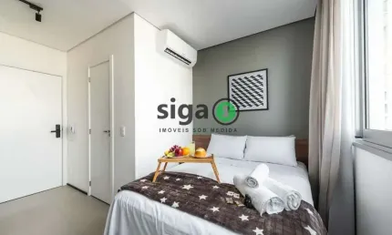 Apartamento studio mobiliado para venda na bela vista, são paulo - sp