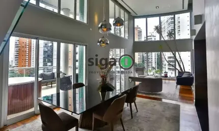 APARTAMENTO MOBILIADO PARA VENDA NO PANAMBY, TORRE UNICA, TRÊS VAGAS!
