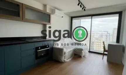 Apto para locação MOBILIADO com 42m², 1 suite, 1 vaga na Vila Madalena
