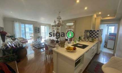 Apartamento na Vila Nova Conceição - 76m² , 1 quarto e 2 vagas á VENDA!