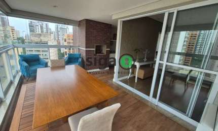 APARTAMENTO Á VENDA NO MORUMBI COM VARANDA GOURMET E LINDA VISTA, POR 1.350.000