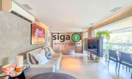 Apartamento á Venda no Brooklin - 124m², 3 Suítes, 4 Vagas!!