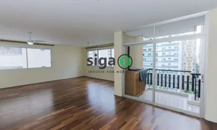 Apto para locação com 160m², 3 quartos sendo 1 suite, 2 vagas no itaim, sem mobilia