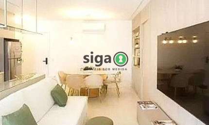 Apartamento de 65m2, à venda com 2 Quartos, Mobiliado, no Brooklin