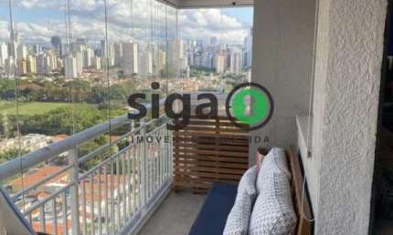 Apartamento á venda no Brooklin, de 45m, 1 quarto e 1 vaga.