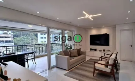 Apartamento à venda, com 140m2, 3 suítes e 3 vagas na Vila Andrade