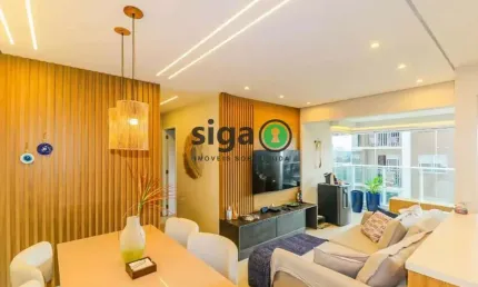APARTAMENTO Á VENDA NA CHACARA SANTO ANTONIO COM 2 QUARTOS, 65M² Á VENDA POR 890 MIL