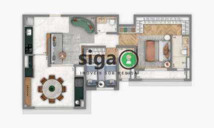 Apartamento com 2 quartos à venda na Rua Coronel Diogo, 873, Jardim da Glória, São Paulo