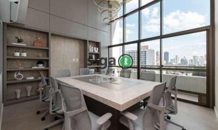 Conjunto comercial para locação 210m² localizado no Brooklin/SP