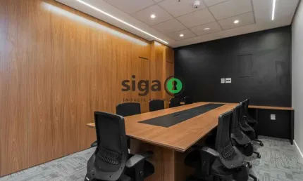Conjunto comercial para locação 120m² localizado no Brooklin/SP