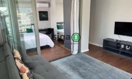 Apartamento á venda no jardins - 46m², 1 vaga e mobiliado!