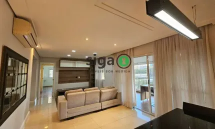 Apartamento 135 m² para locação na  Chácara Santo Antônio- SP