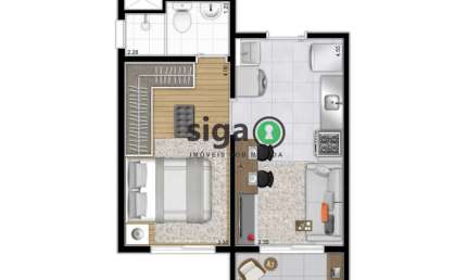 Apartamento com 1 quarto à venda na Rua Luiz Seráphico Júnior, 380, Jardim Caravelas, São Paulo