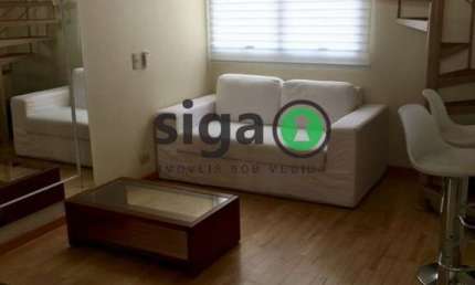 Duplex na Vila Olímpia - 50m², 1 quarto, 1 vaga para Alugar !!