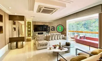 Apartamento à venda, com 163m2, 3 suítes, 4 vagas de garagem, na Vila Andrade