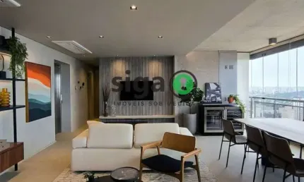 Apartamento mobiliado para venda no Brooklin 03 suítes, São Paulo - SP
