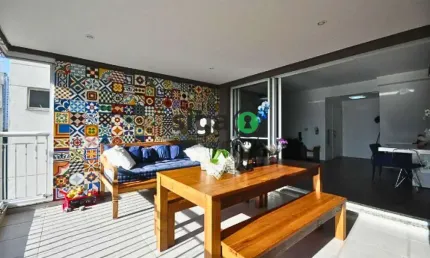 Apartamento à venda com 3 suítes,  168m2, e 3 vagas na vila andrade