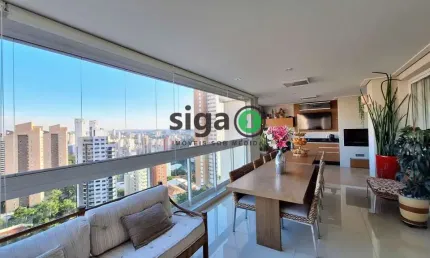 Apartamento à venda com 281m2, 3 suítes e 4 vagas na vila andrade