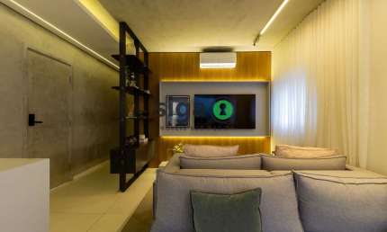Apartamento no Brooklin com 2 quartos, varanda gourmet e lazer completo ? próximo ao Metrô Borba