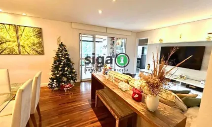 Apartamento à venda com 105m², 3 quartos e 2 vagas na chacara santo antonio