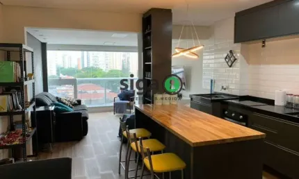 Apartamento a venda 70 m² 2 dormitorios,1 suíte e 2 vagas - campo belo - sp