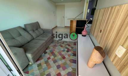 Apto Duplex com 50m² na Vila Nova Conceição, para locação, Mobiliado com 1 suite, lavabo e 1 vaga