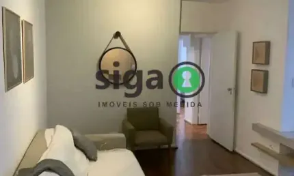 Apartamento para Locação com 98m², 3 quartos, sendo 1 suite, 1 vaga no Itaim, Mobiliado