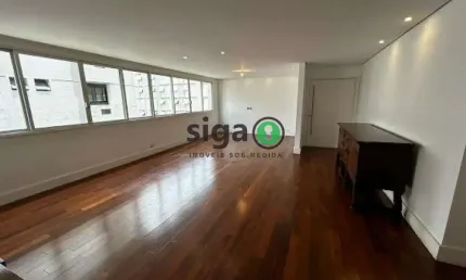 Apto para locação com 190m², com 3 quartos, sendo 1 suite, 2 vagas, SEM  MOBILIA