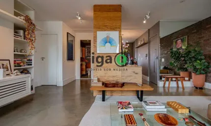 Apartamento Mobiliado no Itaim! com 2 quartos e 1 vaga.